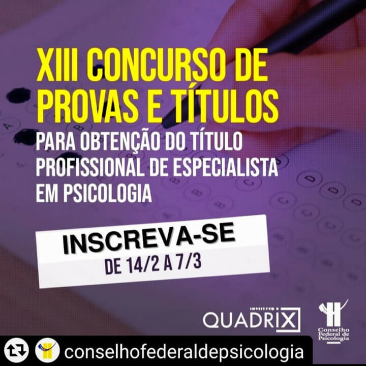 CFP abre novo período de inscrições para o Concurso de Provas e Títulos