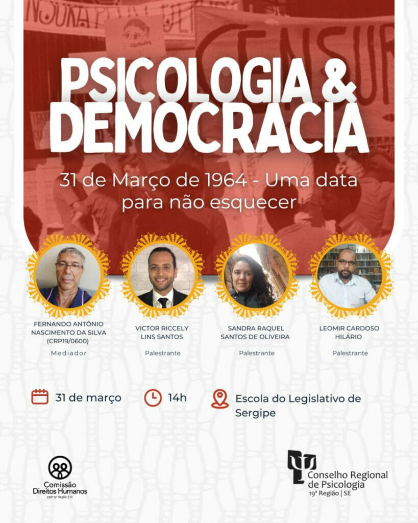 CRP19 realiza debate sobre o golpe militar que conduziu o país à ditadura