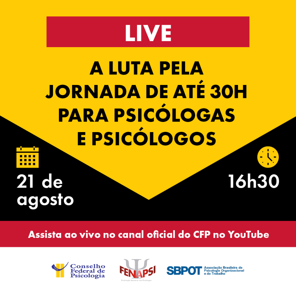 Projetos de lei sobre as 30 Horas da Psicologia serão tema de diálogo com a categoria