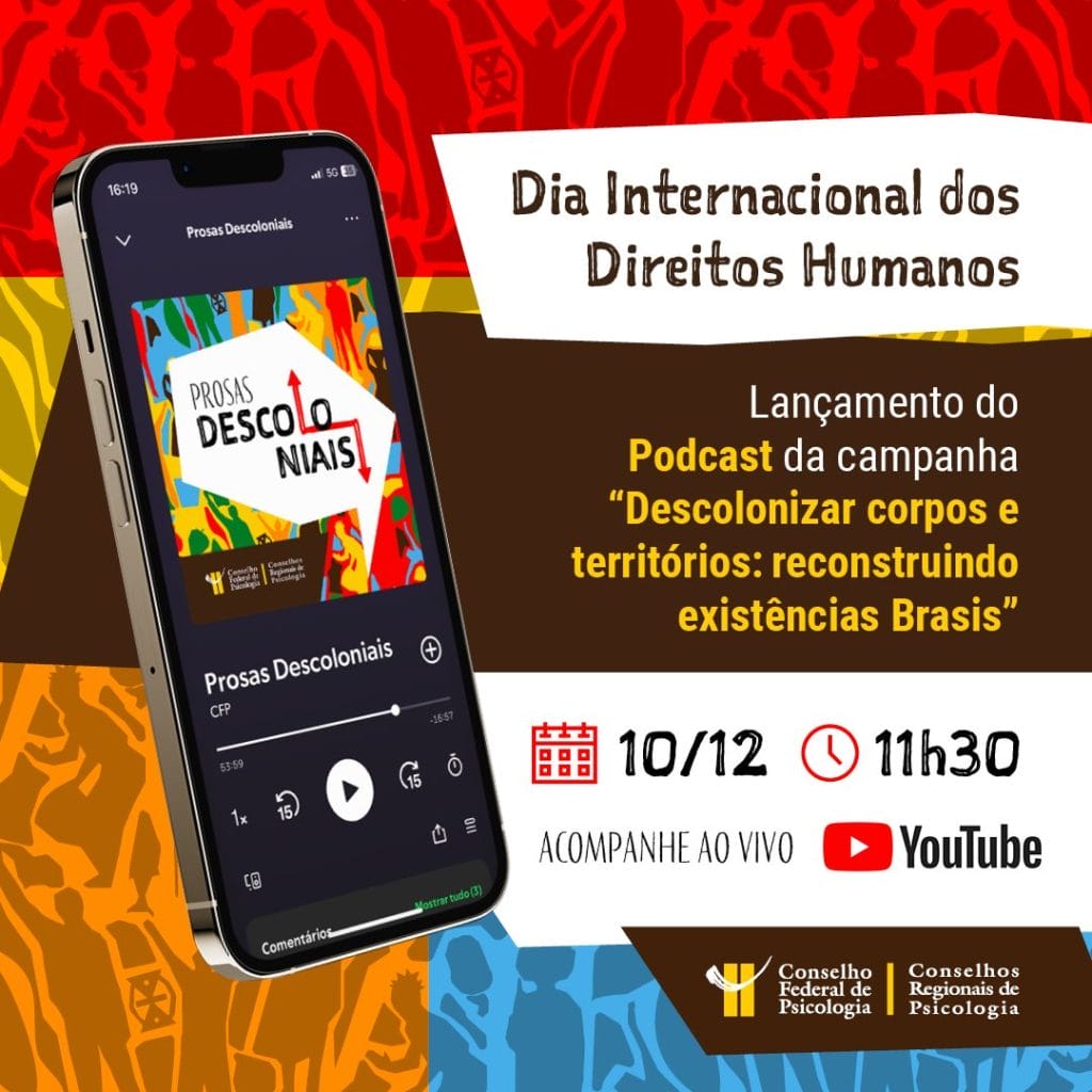 Dia Internacional dos Direitos Humanos: CDH/CFP lança podcast “Prosas Descoloniais”